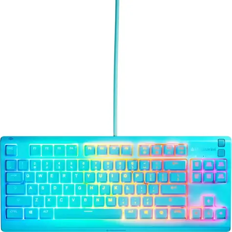 SteelSeries Apex 3 TKL modrá / Herní klávesnice / RGB podsvícení / US layout
