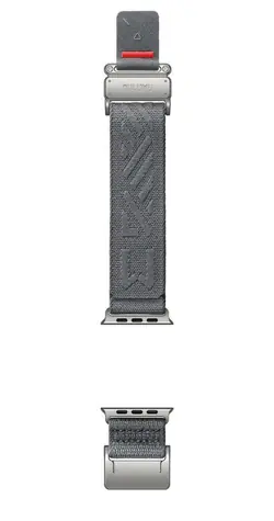 Aulumu C03 Titanium Mag řemínek na hodinky, Titanová přezka - Gray