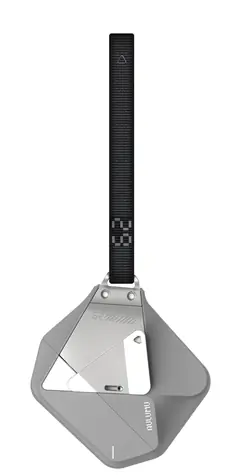 Aulumu A29 Geometric Lock & Lanyard pouzdro na AirPods 4, Gray