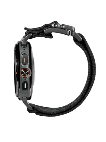 Aulumu CS03 Titanium Mag Buckle Quick-Release řemínek, černá spona, černý pásek