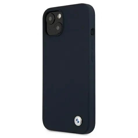 BMW Silikonový Zadní kryt Signature pro iPhone 13 mini tmavá modrá