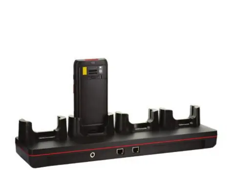 Honeywell 4-slotová nabíjecí a komunikační stanice pro CT40 & CT40XP & CT45 & CT45XP & CT47 / LAN / zdroj / EU