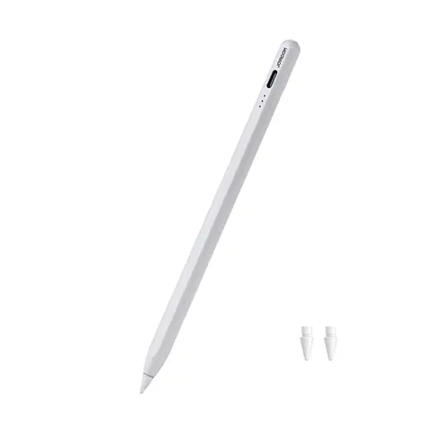 Rozbaleno - Joyroom JR-X15 Pro aktivní stylus s 2 náhradními hroty bílá / rozbaleno