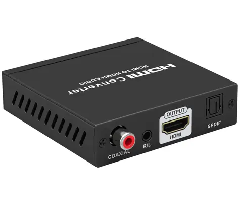 Rozbaleno - PremiumCord 4K@60Hz Audio Extractor ARC / HDR / výstupy: stereo jack & SPDIF & RCA / rozbaleno