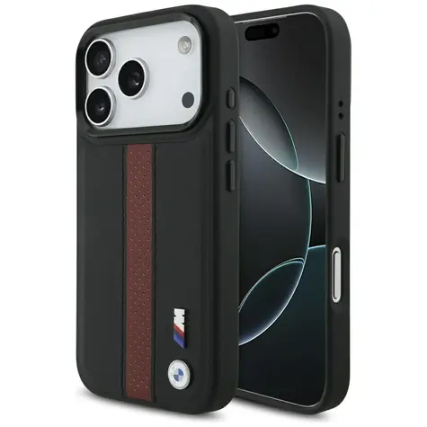 BMW Zadní kryt s perforovaným pruhem a logem MagSafe pro iPhone 17 Pro červená