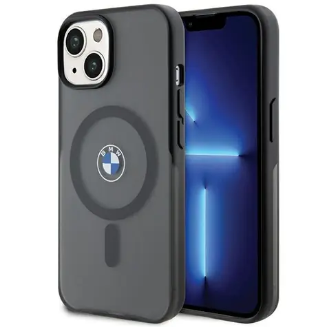 BMW Zadní kryt IML Signature MagSafe pro iPhone 15 Plus / 14 Plus černá