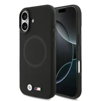BMW Zadní kryt kovový s logem MagSafe pro iPhone 17 černá