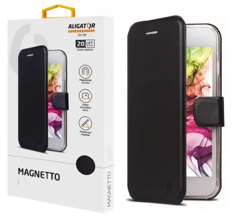 Rozbaleno - Aligator Pouzdro Magnetto Xiaomi Mi 10T/10T Pro / Black