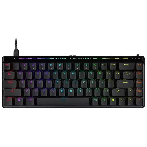 Rozbaleno - ASUS ROG Falchion Ace HFX černá / herní klávesnice / mechanická / drátová / spínače ROG HFX / US / rozbaleno