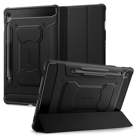 Rozbaleno - Spigen Rugged Armor Pro ochranný kryt pro Samsung Galaxy Tab S10 FE+ černá / rozbaleno