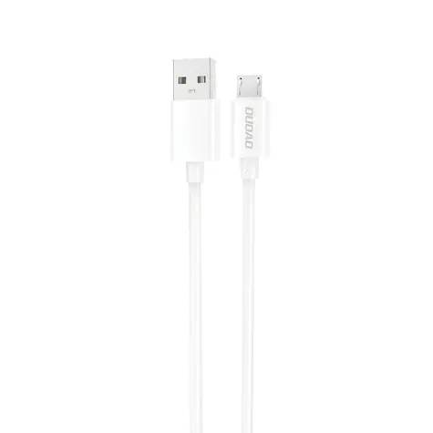 Rozbaleno - Dudao Datový kabel L4SM USB-A / micro USB / 1m / bílá / rozbaleno