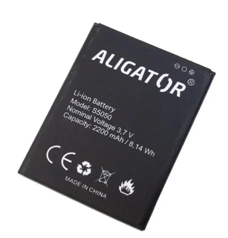 Rozbaleno - Aligator baterie Li-Ion 2200mAh pro Aligator S5050  / rozbaleno