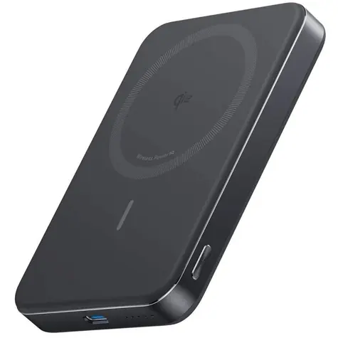 Rozbaleno - Anker MagGo 10000mAh černá / Bezdrátová powerbanka / 30W / 1x USB-C / rozbaleno