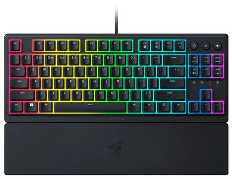 Rozbaleno - Razer Ornata V3 TKL černá / Herní klávesnice / hybridní / USB / spínače Razer Mecha-Membrane / US / rozbaleno