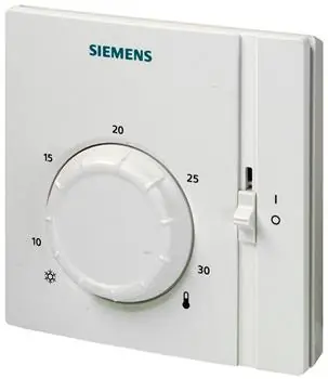 SIEMENS RAA 31 Prostorový termostat s vypínačem