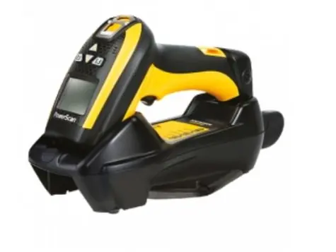 DATALOGIC PowerScan PM9100 keypad 4 černo-žlutá / snímač 1D čárových kódů / 433MHz / RS-232 / KWB / USB / keypad