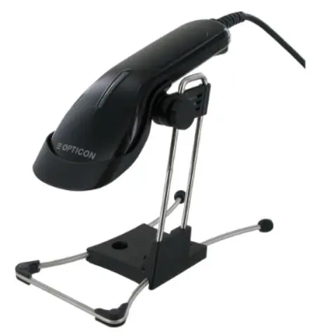 Opticon L-22X černá / snímač 1D a 2D čárových kódů / CMOS / USB+RS232 / stojánek