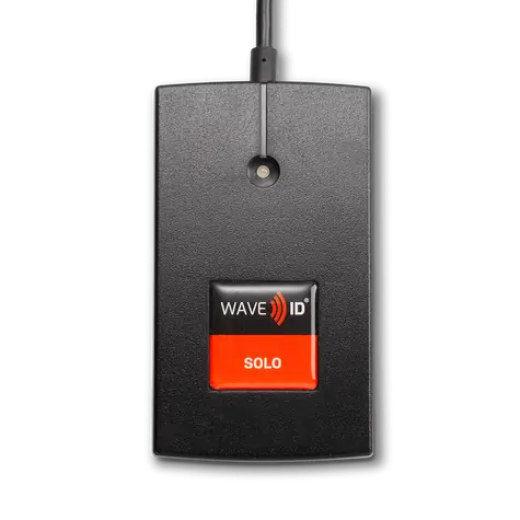 RF IDeas Inc Wave ID® Solo Keystroke EM Marine / bezkontaktní čtečka karet EM410x / 125kHz / USB / doprodej