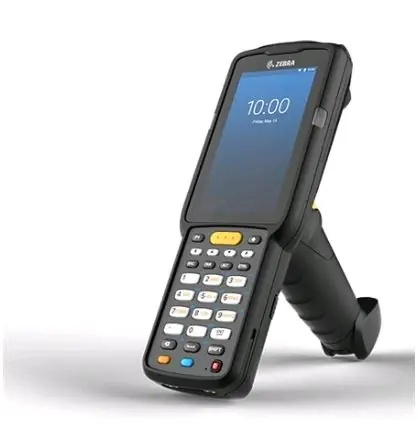 ZEBRA MC3300x 1D Num Gun / 1D / BT / Wi-Fi / NFC / numerická klávesnice / displej / Android 10