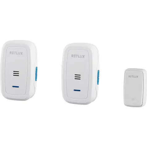 RETLUX RDB 104 zvonek 2 základna + bezdrátové tlačítko 