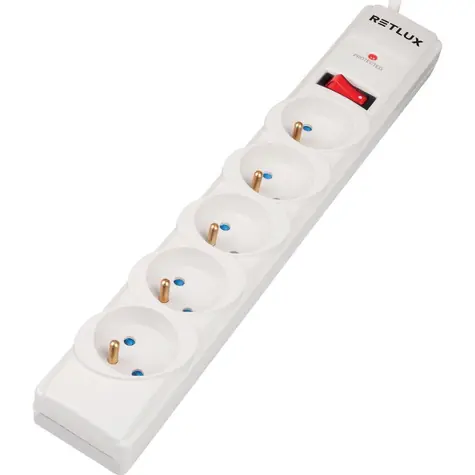 RETLUX RSP 520 Přepěťová ochrana 5 zásuvek / 306J 