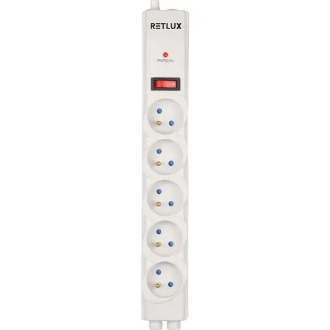 RETLUX RSP 530 Přepěťová ochrana 5 zásuvek / 918J