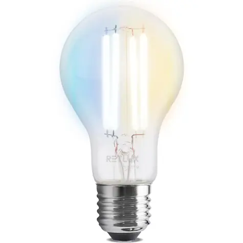 RETLUX RSH 103 A60 E27 filament 7 W CCT / Chytrá žárovka / 806 lm / 2700-6500K