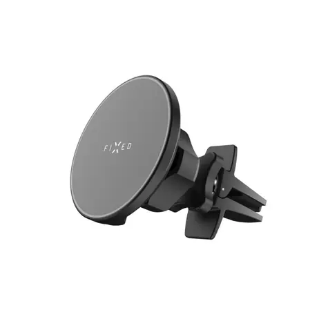 FIXED Držák s bezdrátovým nabíjením MagRound s podporou uchycení MagSafe 15W černý