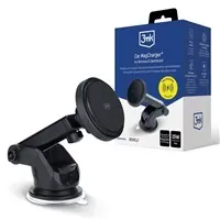 3mk Car MagCharger držák do auta na palubku & okno / Bezdrátové rychlé nabíjení