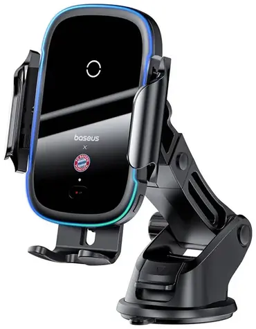 Baseus C40344000113-Z1 Držák do auta s 15W nabíječkou Bayern edition černá