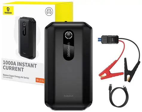 Baseus C00245501113-00 Jump Starter Super Energy černá / 10000mAh / 1000A 