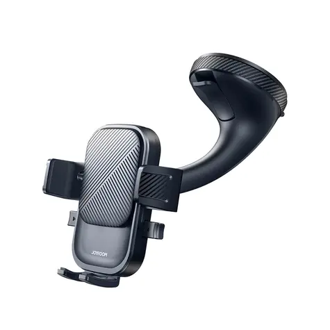 Joyroom JR-OK6 černá / Držák telefonu do auta / s upínacím mechanismem na sklo