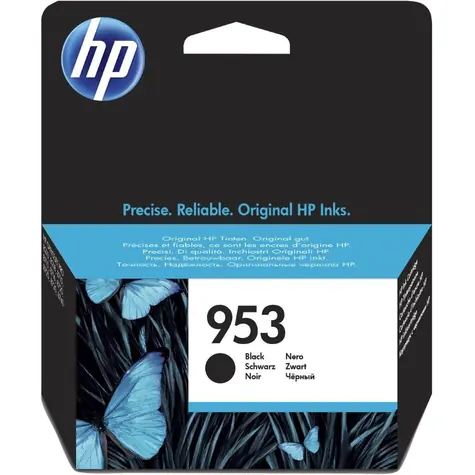 HP 953 originální inkoustová kazeta černá / 1000 stran
