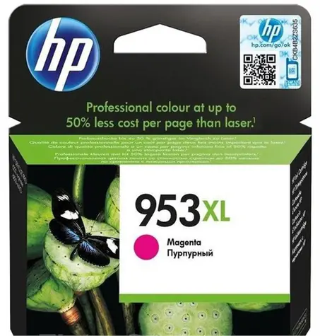 HP 953XL originální inkoustová kazeta purpurová / 1600 stran