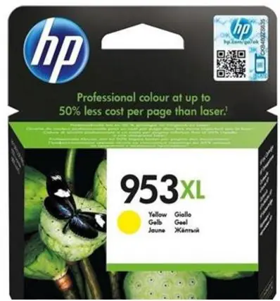 HP 953XL originální inkoustová kazeta žlutá / 1600 stran