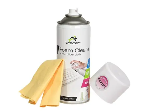 Tracer Foam Cleaner - Plastic (+microfiber) 400 ml / čisticí pěna na plasty