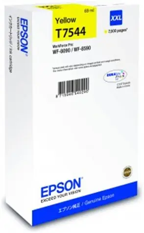 EPSON T75544 cartidge / pro WorkForce Pro WF-8090 DW Series / 69 ml / žlutá