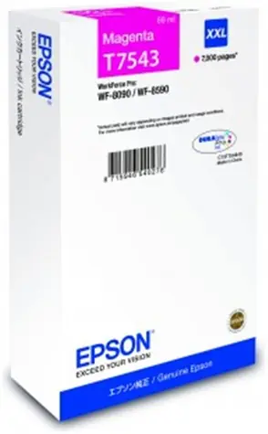 EPSON T7543 cartidge / pro WorkForce Pro WF-8090 DW Series / 69 ml / purpurová