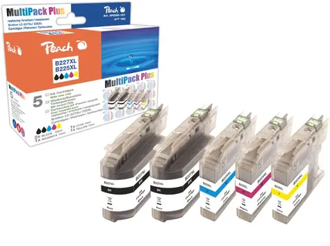 Peach alternativní cartridge Brother LC-227XL a 225XL / Brother MFC-J4620 / Combi Pack Plus