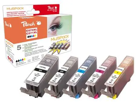 Peach alternativní cartridge Canon PGI-570XL a CLI-571XL / Canon Pixma MG 7750 Series / Multi Pack
