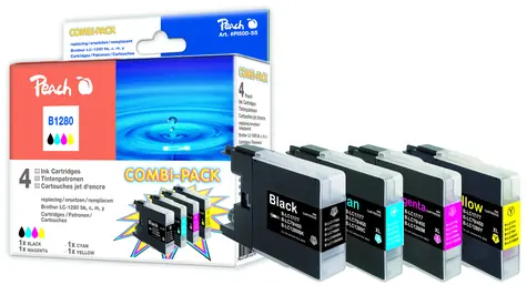 Peach alternativní cartridge Brother LC-125XL a LC-127XL / Brother DCP-J4110W / Combi Pack Plus