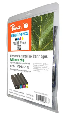 Peach alternativní cartridge HP 970XL a 971XL / HP Officejet Pro X451dn / Combi Pack