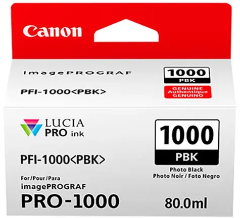 Canon cartridge PFI-1000 PBK Photo Black Ink Tank 