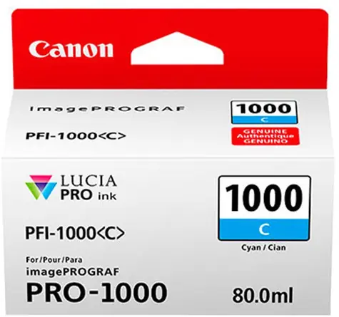 Canon cartridge PFI-1000 C Cyan Ink Tank