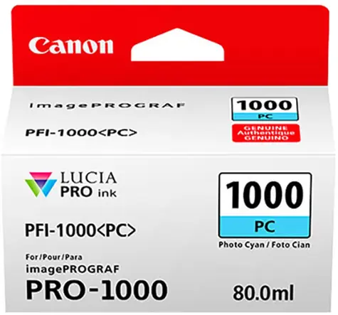 Canon cartridge PFI-1000 PC Photo Cyan Ink Tank