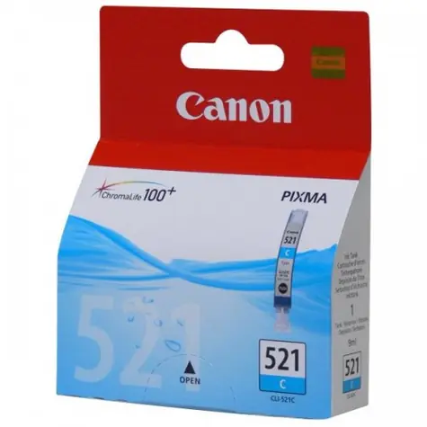 Canon originální cartridge CLI-521C / 9 ml / modrá