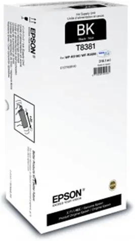 Epson T8381 cartidge / XL / pro WorkForce Pro / 318.1 ml / 20 000 str. / černá