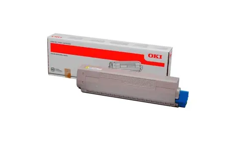 OKI 45862814 originální toner / MC873 / 10.000 stran / Žlutá