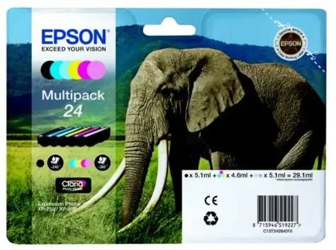EPSON T2428 originální cartridge 24 Multipack / XP-760 / XP-960 / 360 stran