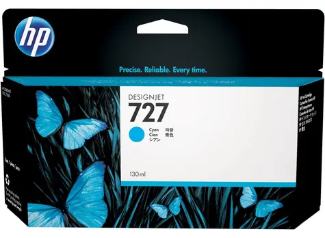 HP B3P19A originální cartridge 727 modrá / DesignJet T920 / 130 ml